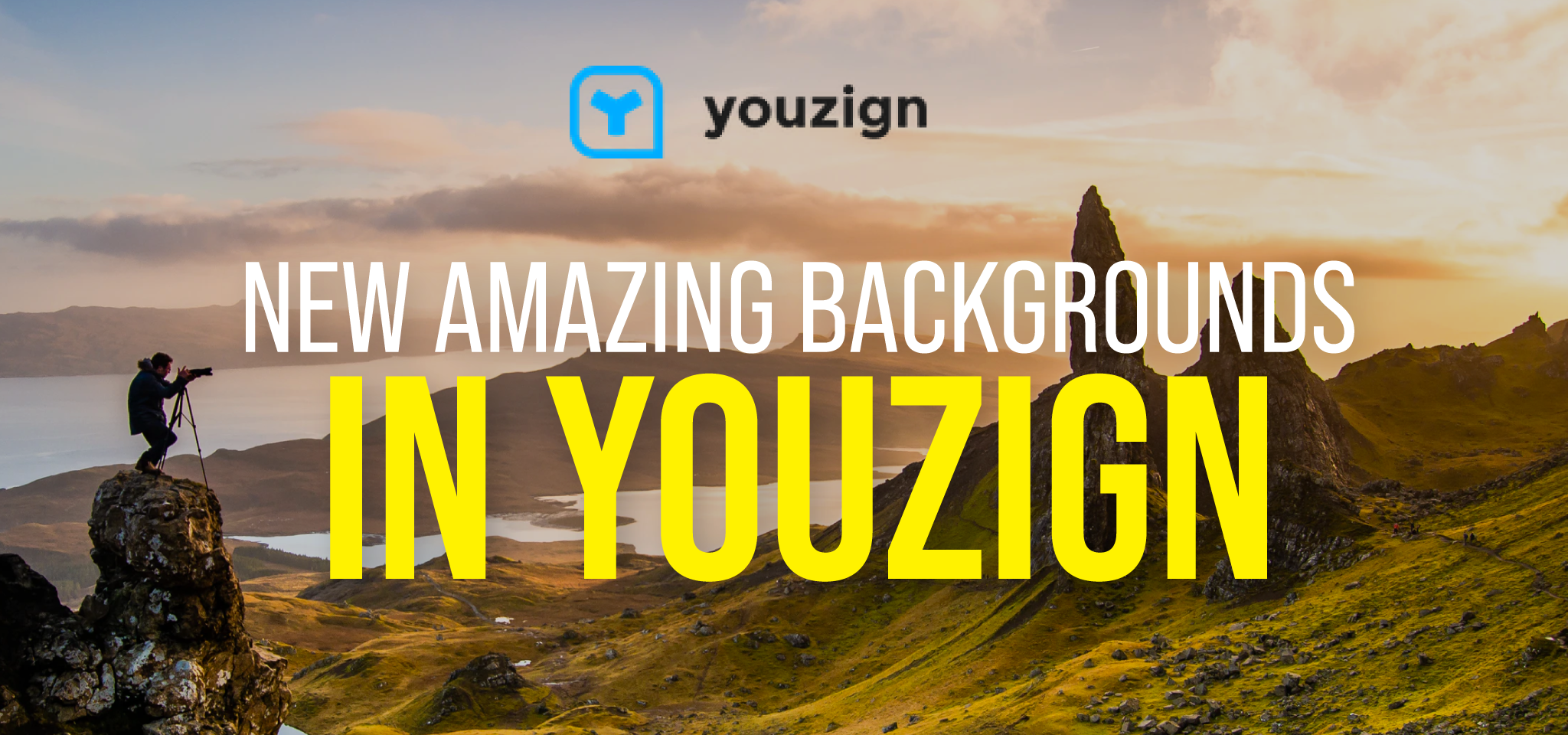 New amazing backgrounds in Youzign