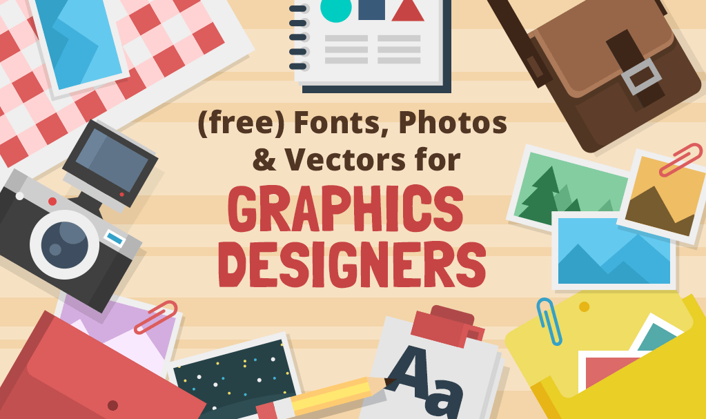 (free) Fonts, Photos and Vectors for Graphic Designers