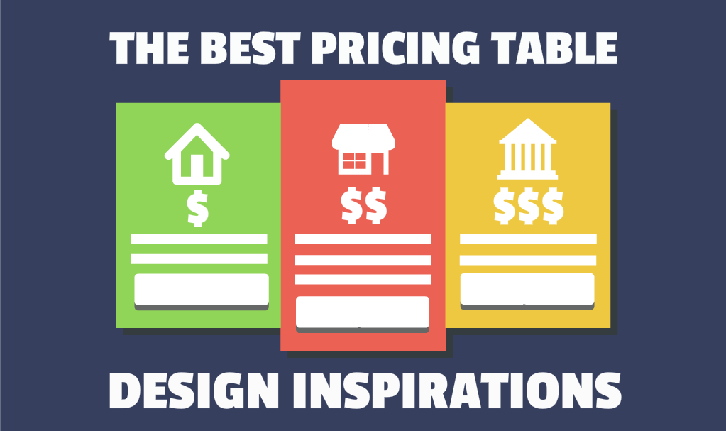 The Best Pricing Table Design Inspirations